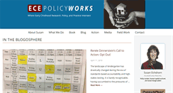 Desktop Screenshot of ecepolicyworks.com